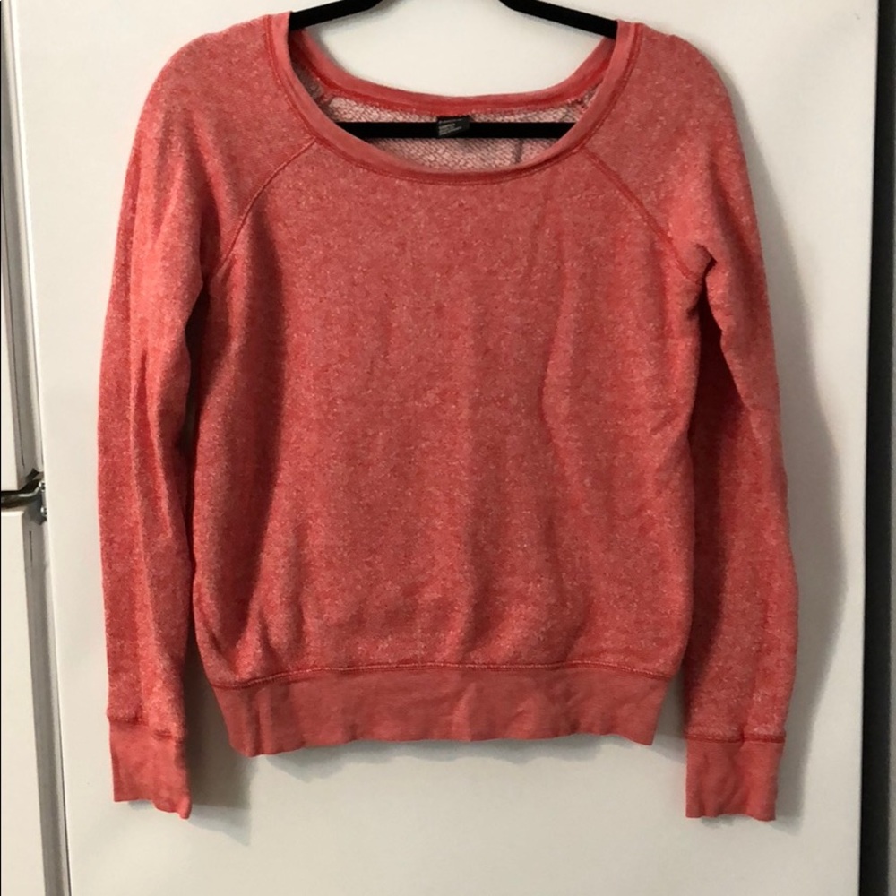 Nollie Lightweight Crew Sweater/Sweatshirt-Coral